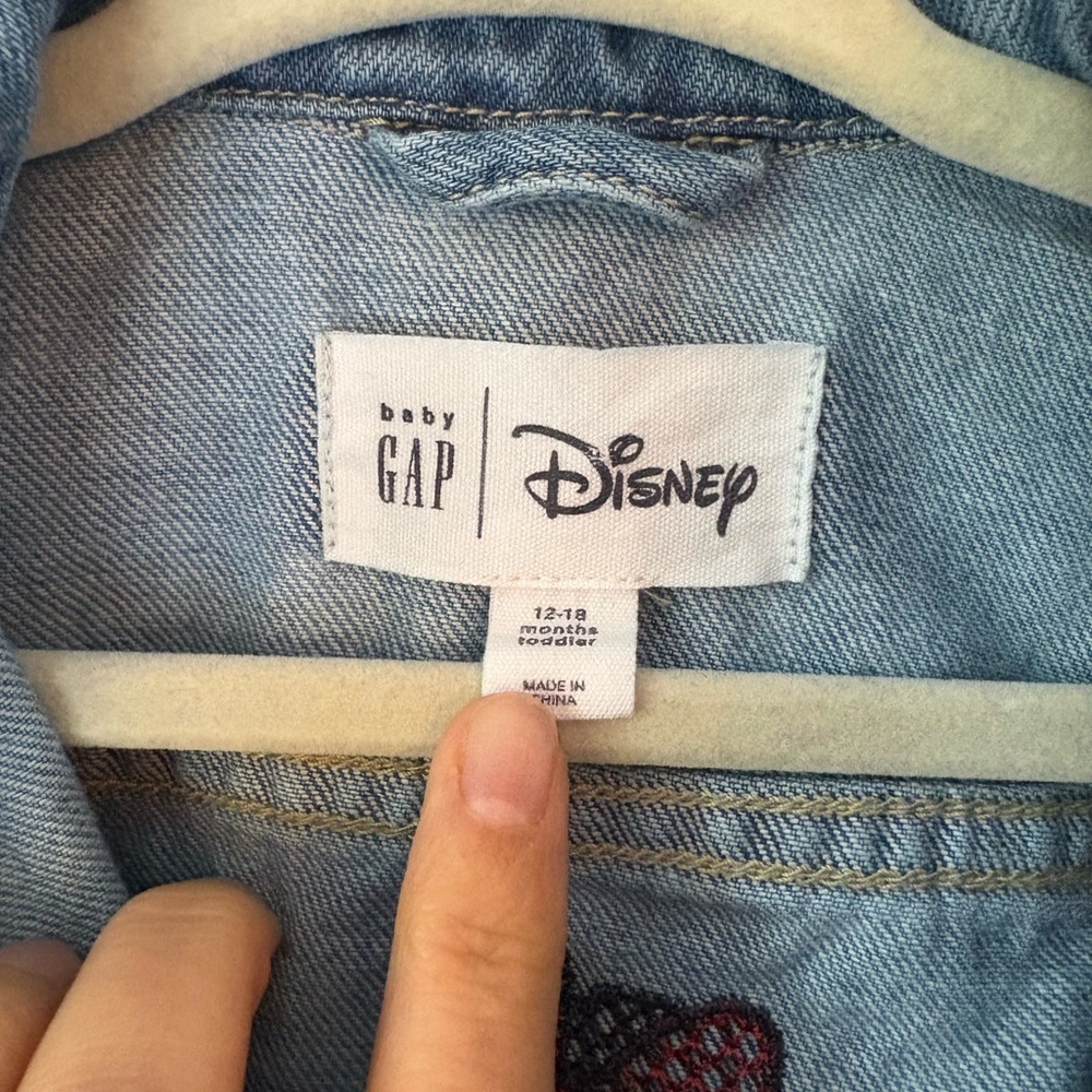 Baby GAP Blue Denim Disney Minnie Mouse Kids Jacket - Picture 2 of 6